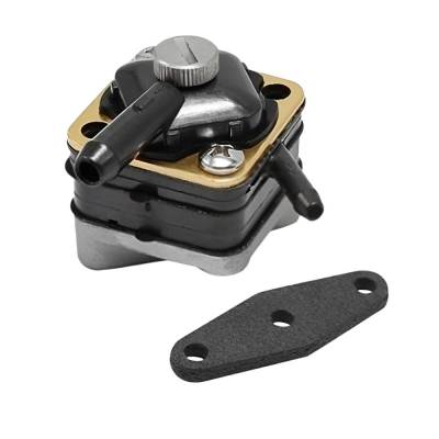 Rareelectrical - Fuel Pump Compatible With 1977-1987 Johnson Evinrude 9.9Hp 10Hp 14Hp 15Hp 2-Cyl Cross Flow 2.188"