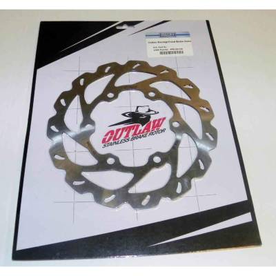 Rareelectrical - Front Brake Rotor 220Mm Compatible With 2008-2021 Kawasaki Klx140 Klx140l Trail 2001-2023 Kx85 Kx100