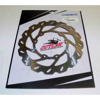 Rareelectrical - Front Brake Rotor 240Mm Compatible With 1995-2007 Honda Cr125r Cr250r Cr500r 2-Stroke 2002-2024