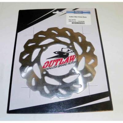 Rareelectrical - 220Mm Rear Brake Disc Rotor Compatible With 2007-2025 Honda Crf150r Crf150rb Big Wheel 1996-2002