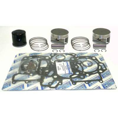 Rareelectrical - Piston Gasket Top End Kit 85.5Mm +0.50Mm Over Compatible With 2005-2011 Kawasaki Brute Force 750