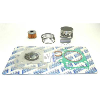 Rareelectrical - Top End Piston Kit 74.5Mm Bore +0.50Mm Over Compatible With 1993-2008 Honda Sportrax 300 Trx300ex