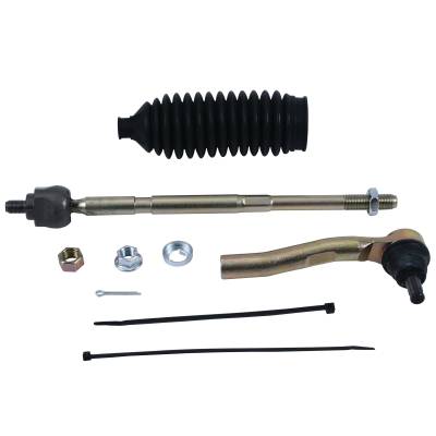 Rareelectrical - Left Driver Side Steering Tie Rod End Kit Compatible With Honda Pioneer 1000 1000-5 Deluxe Limited