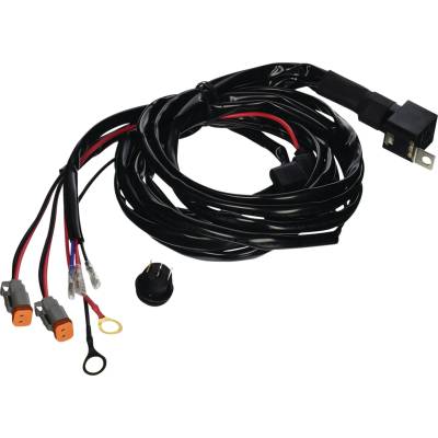 Rareelectrical - Wire Harness Dual Deutsch Connectors Compatible With Led Light Bars Work Lights Off-Road Lights