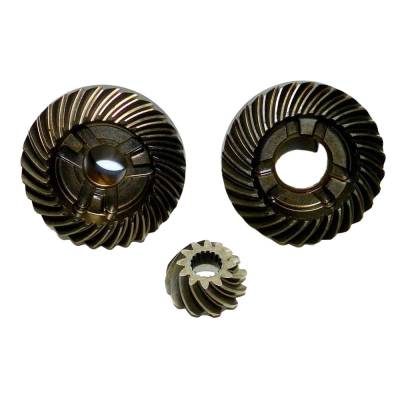 Rareelectrical - Outboard Gear Set Compatible With 1989-2005 Johnson Evinrude 40-50Hp 2-Cyl Looper 2-Stroke Outboard