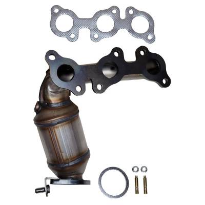 Rareelectrical - Front Left Direct-Fit Cat Converter Compatible With 1996 Toyota Lexus Van C300 3.0L V6 Dohc 24V