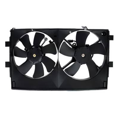 Rareelectrical - Radiator Cooling Fan Assembly Compatible With 2008-2015 Mitsubishi Lancer Turbocharged Outlander