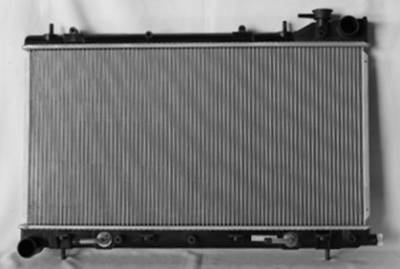Rareelectrical - Radiator Assembly Compatible With 2006-2008 Subaru Forester 2.5L OEM 45111Sa151 Plastic/Aluminum