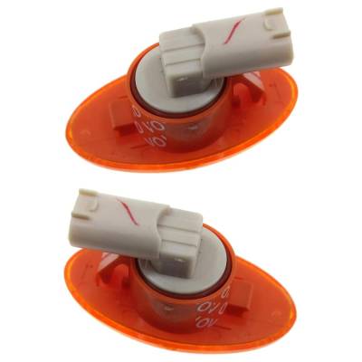 Rareelectrical - New Pair Of Daytime Running Lights Compatible With Mini Cooper Mini S Cooper 1.6L 2002 2003 2004