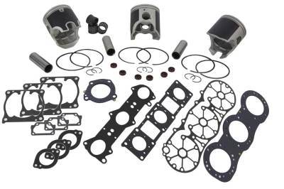 Rareelectrical - New Platinum Top End Rebuild Kit 79.90Mm Standard Compatible With 1999-2002 Yamaha Gp-R 1200 Gp1200r