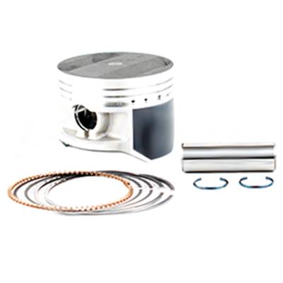 Rareelectrical - Piston Kit 75Mm Bore Compatible With 1987-2005 Kawasaki Mojave 250 / Klr250 249Cc Sohc 4-Stroke