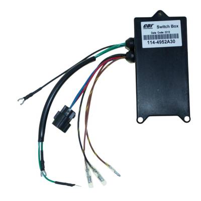 Rareelectrical - New Switch Box Compatible With Mariner Mercury 2 Cyl 2.562 Bore Mercosil Block 20 Hp 2 Cyl 2.562