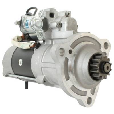 Rareelectrical - New 6.2Kw Starter Motor Compatible With Mercedes Om457la 6-Cyl 12.0L Om502la V8 15.9L Turbo Diesel