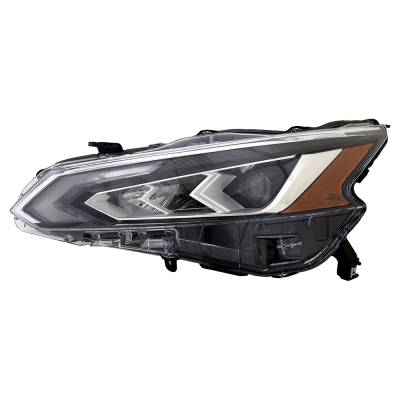 Rareelectrical - New Left Headlight Compatible With Nissan Altima Sr Sedan 4 Door 2.0L 2.5L 2019 2020 2021 2022 By