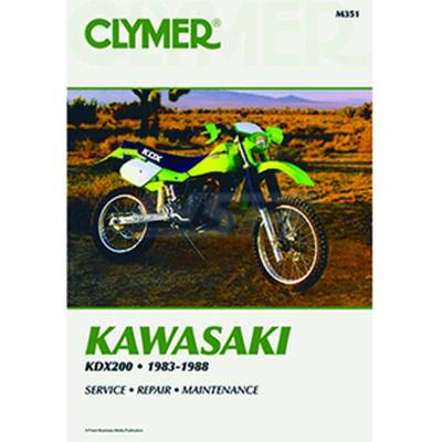 Rareelectrical - New Service Manual Compatible With Kawasaki Kdx 200Cc By M351