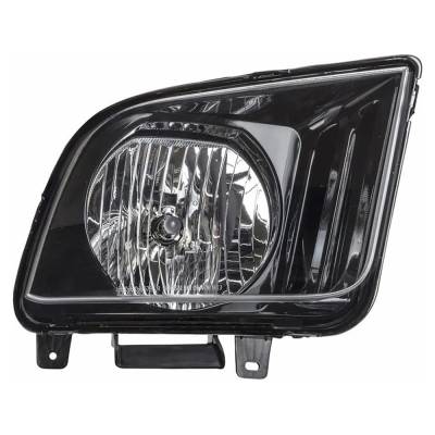 Rareelectrical - New Right Halogen Headlight Compatible With Ford Mustang Gt Equipado Base Convertible Coupe 2007