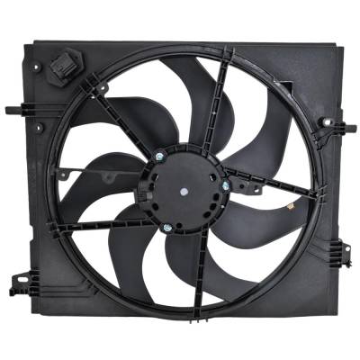 Rareelectrical - New Single Cooling Fan Assembly Compatible With Nissan Rogue Sport Sv 4 Cyl 2.0L Rogue Sport Sl 4