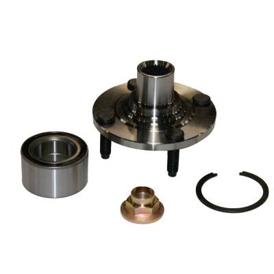 Rareelectrical - Wheel Hub Repair Kit Front Axle Compatible With 1981-1990 Ford Escort 1982-1988 Exp 1984-1994 Tempo