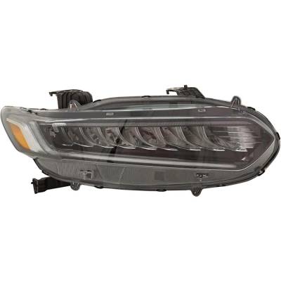 Rareelectrical - Headlight Compatible With 2018-2020 Honda Accord 1.5L 2.0L I4 L15be K20c4 Lfa Right Passenger Side