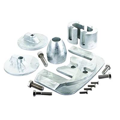 Rareelectrical - New Zinc Anode Kit Compatible With Mercruiser Bravo Iii Sterndrive Saltwater Galvanic Protection