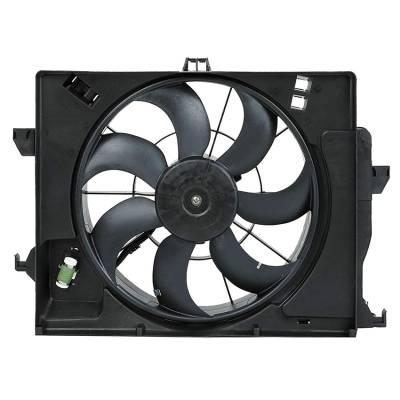 Rareelectrical - New Dual Cooling Fan Assembly Compatible With 2012-2017 Hyundai Accent Auto Trans Sedan Hatchback