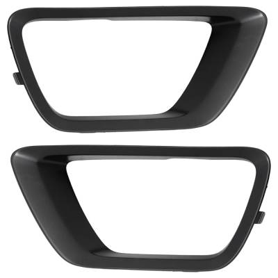 Rareelectrical - New Front Left And Front Right Fog Light Trim Compatible With Chevrolet Colorado Wt Colorado Base