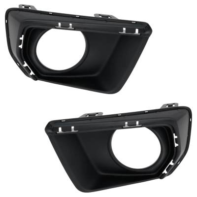 Rareelectrical - New Front Left And Front Right Fog Light Trim Compatible With Chevrolet Colorado Z71 6 Cyl 3.6L