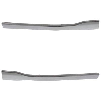 Rareelectrical - New Pair Of Grille Trim Compatible With Honda Pilot Ex 6 Cyl 3.5L Pilot Lx 6 Cyl 3.5L 2012-2015 By