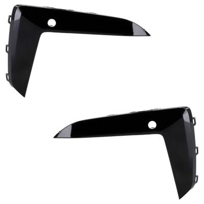 Rareelectrical - New Pair Of Front Grille Trim Compatible With Bmw 530E Base M550i Xdrive Base 2017-2023 By Bm1046158
