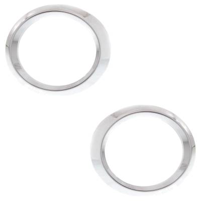 Rareelectrical - New Pair Of Fog Light Trim Compatible With Mercedes Benz E300 4Matic 6 Cyl 3.5L E550 4Matic 8 Cyl