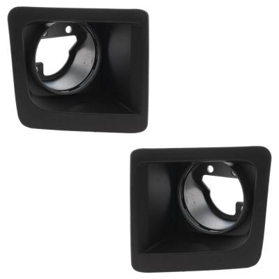 Rareelectrical - New OEM Replacement Front Left And Front Right Fog Light Trim Compatible With Gmc Sierra 1500 Sle