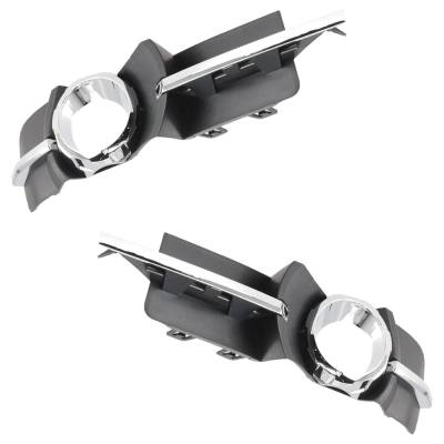 Rareelectrical - New Front Left And Front Right Fog Light Trim Compatible With Chevrolet Malibu Lt 6 Cyl 3.6L Malibu