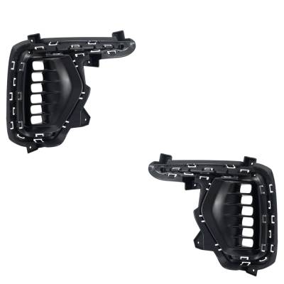 Rareelectrical - New Front Left And Front Right Fog Light Cover Compatible With Hyundai Santa Fe Xl Luxury 6 Cyl 3.3L