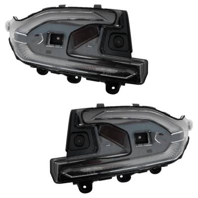 Rareelectrical - New Pair Of Mirror Turn Signal Light Compatible With Hyundai Palisade Sel 6 Cyl 3.8L Palisade