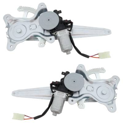 Rareelectrical - New Rear Left And Rear Right Window Regulator Compatible With Scion Toyota Highlander Se 6 Cyl 3.5L