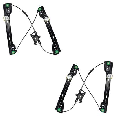 Rareelectrical - New Front Left And Front Right Window Regulator Compatible With Mercedes Benz Gl450 4Matic 6 Cyl