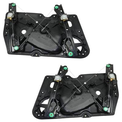 Rareelectrical - New Front Left And Front Right Window Regulator Compatible With Volkswagen Golf Highline Golf