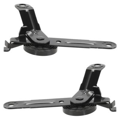 Rareelectrical - New Pair Of Hood Hinge Compatible With Cadillac Chevrolet Gmc Yukon Sle 8 Cyl 5.3L Avalanche Black