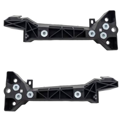 Rareelectrical - New Pair Of Radiator Support Bracket Compatible With Infiniti Q50 Premium 6 Cyl 3.7L Q60 Red Sport