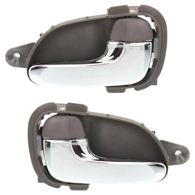 Rareelectrical - Front Left Driver And Right Passenger Interior Door Handle Compatible With 1999-2002 Mercury