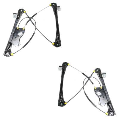 Rareelectrical - New OEM Replacement Front Left And Front Right Window Regulator Compatible With Lincoln Ls Lse 8 Cyl