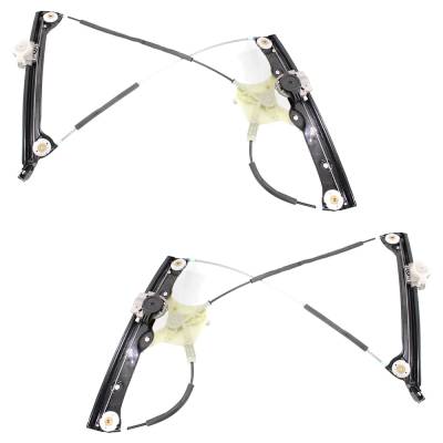 Rareelectrical - New Front Left And Front Right Window Regulator Compatible With Bmw 640I Base 650I Xdrive Base
