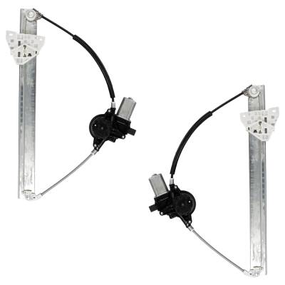 Rareelectrical - New Front Left And Front Right Window Regulator Compatible With Mazda 3 Mazdaspeed 4 Cyl 2.3L 3 Gs 4