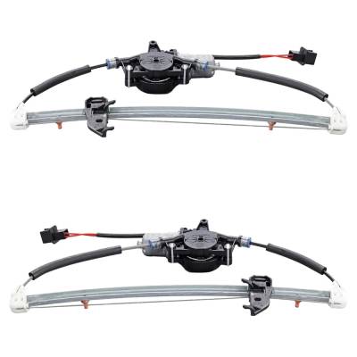 Rareelectrical - New Rear Left And Rear Right Window Regulator Compatible With Mazda 3 G 4 Cyl 2.0L 3 S Grand Touring