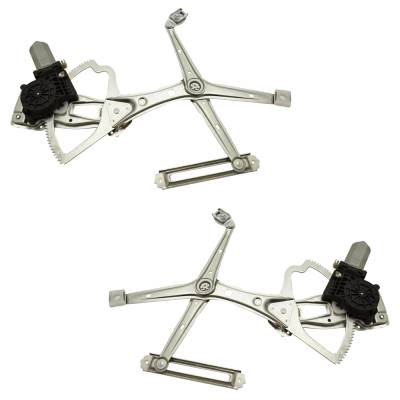 Rareelectrical - New Front Left And Front Right Window Regulator Compatible With Mercedes Benz E300 Base 6 Cyl 3.0L