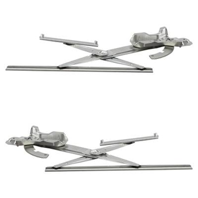 Rareelectrical - New Front Left And Front Right Window Regulator Compatible With Land Rover Discovery Base 8 Cyl 3.9L