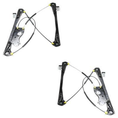 Rareelectrical - New Front Left And Front Right Window Regulator Compatible With Lincoln Ls Base 6 Cyl 3.0L Ls Lse 6