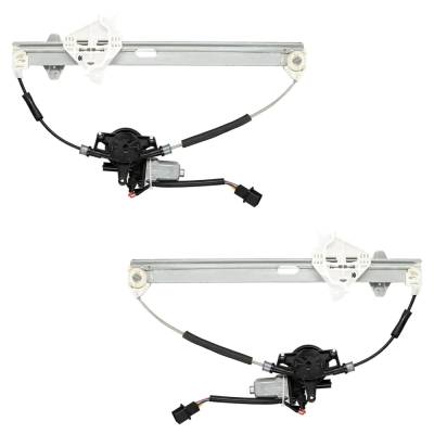 Rareelectrical - New Front Left And Front Right Window Regulator Compatible With Mazda Cx-3 Gs 4 Cyl 2.0L Cx-3 Gt 4