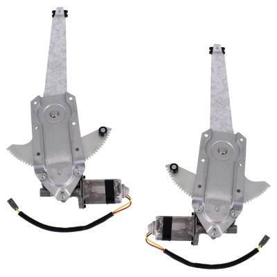 Rareelectrical - New Front Left And Front Right Window Regulator Compatible With Ford Bronco Xlt Sport F-250 Xlt