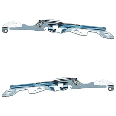 Rareelectrical - New Pair Of Hood Hinge Compatible With Ford Mustang Mach 1 8 Cyl 4.6L Mustang Base 6 Cyl 3.8L